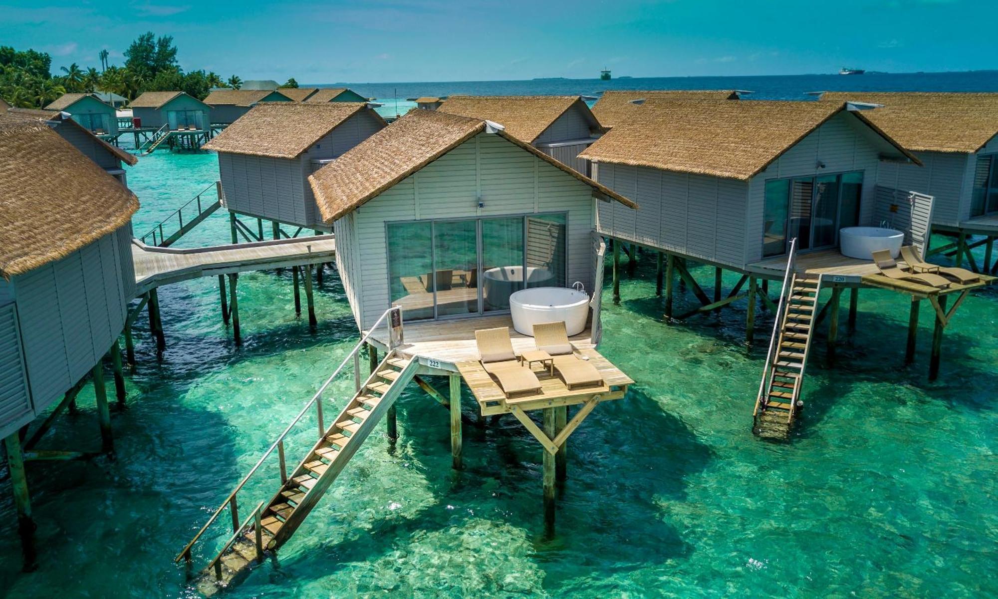 Sunset Overwater Villa with Swirl Pool Twin